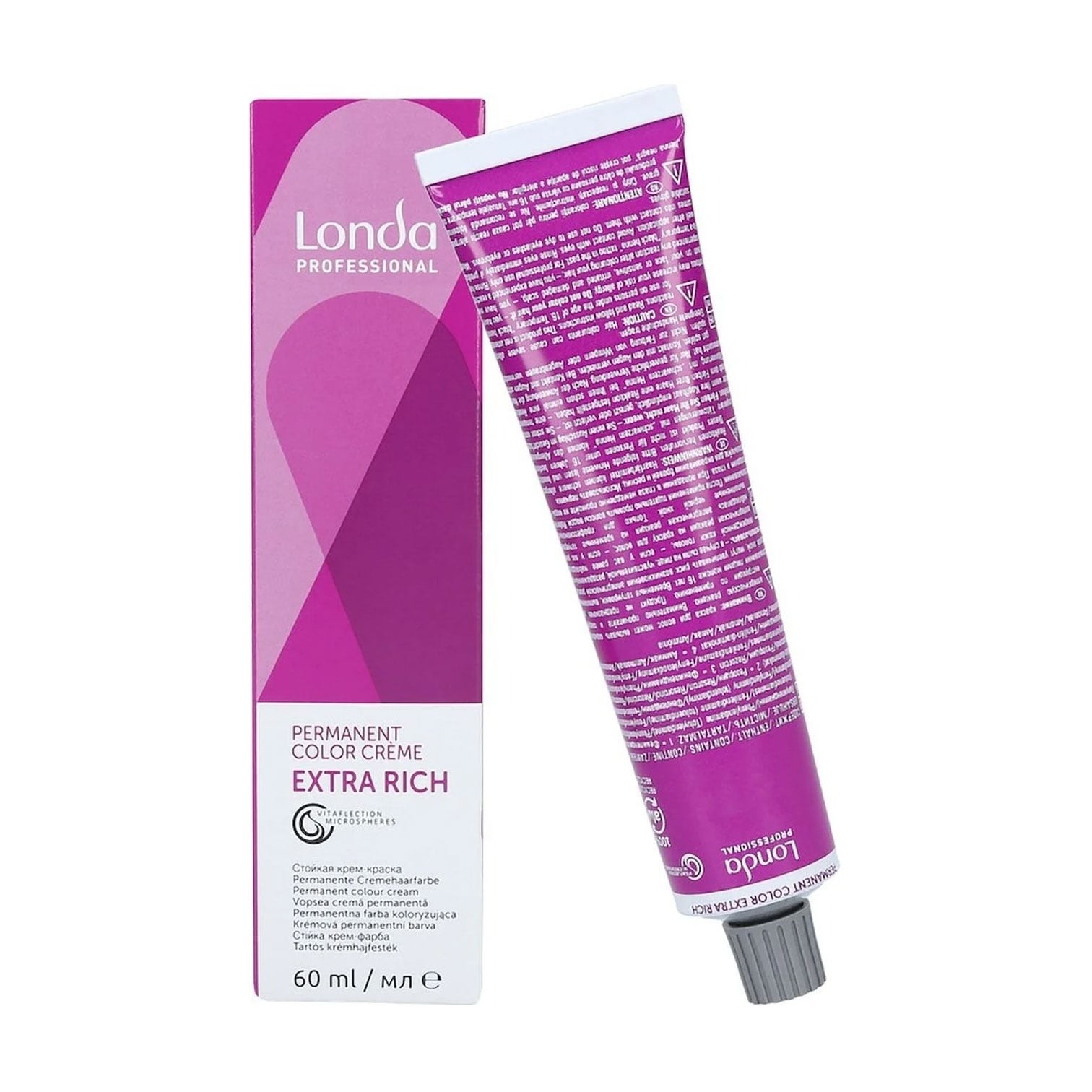 Стійка крем-фарба для волосся Londa Professional Londacolor Extra Rich Creme 4/0 Шатен, 60 мл